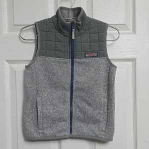 Vineyard Vines Gray Fleece Vest